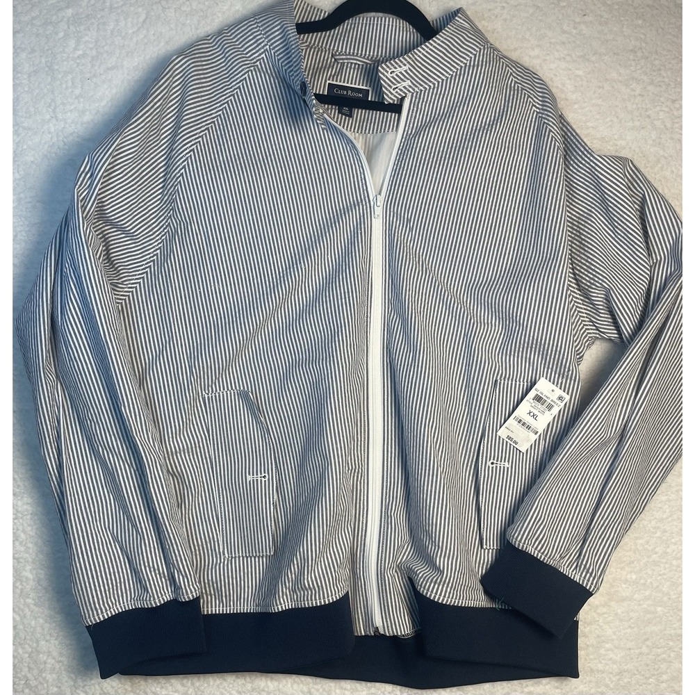 NWT Club Room Men's Seersucker Jacket XXL